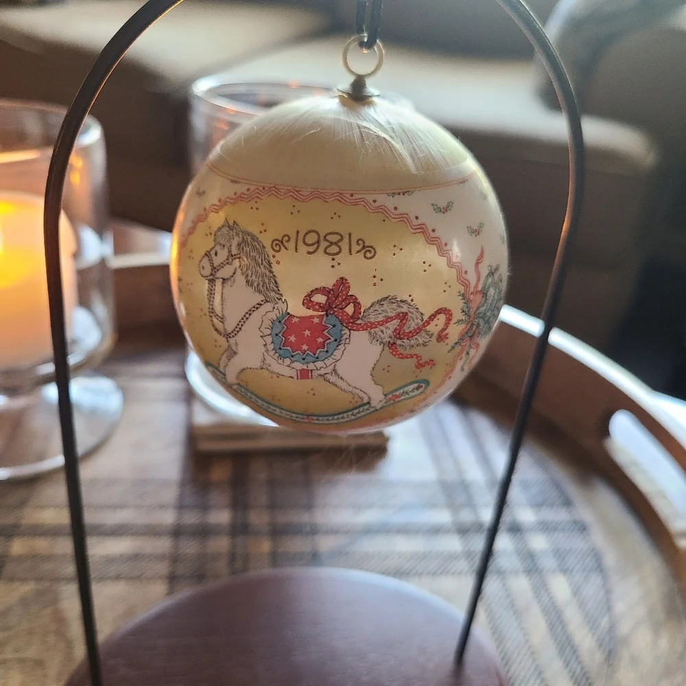 Hallmark Keepsake ornament granddaughter 1st Christmas unbreakable satin ornamen